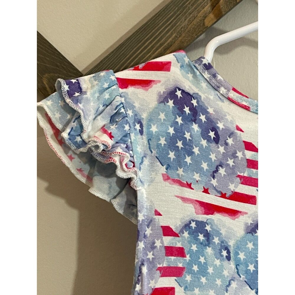 Dreamiere Young, Wild & Free  3T Twirler Dress | Bamboo American Flag - Picture 6 of 10
